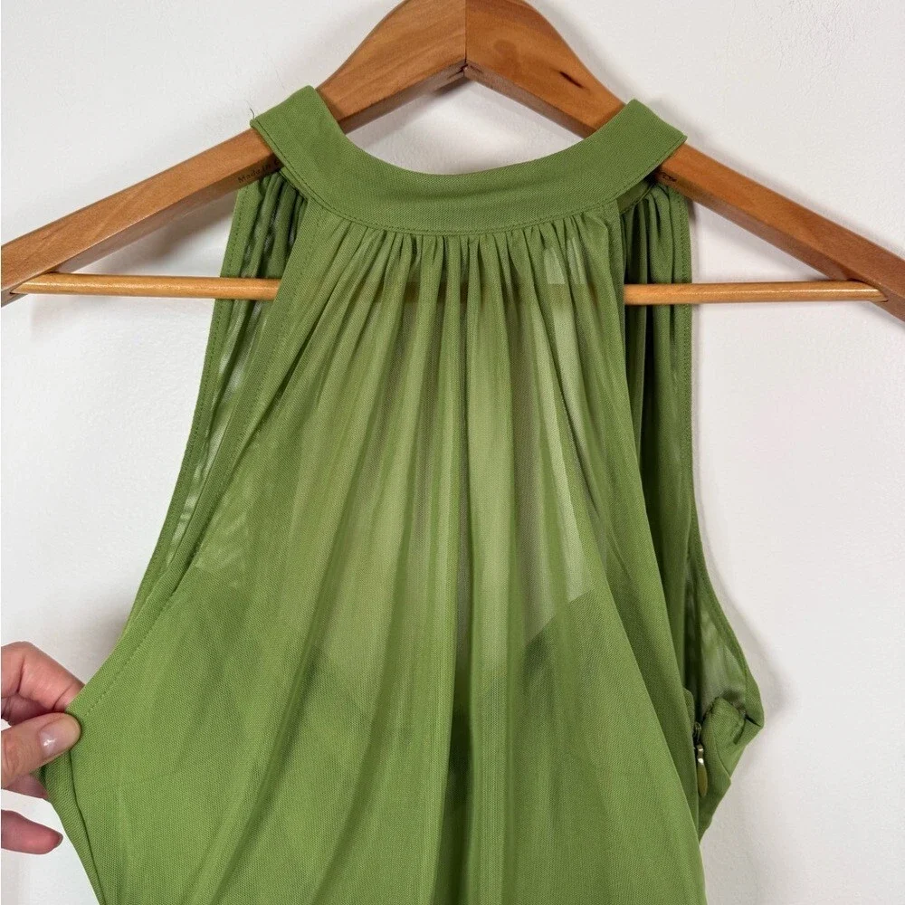 Abercrombie &‎ Fitch Vol. 28 Sheer Halter Goddess Maxi Dress